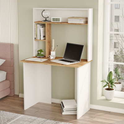 Beddingfield Leaning / Ladder Desk with Hutch