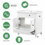 Meuble-lavabo simple 30 po avec comptoir en céramique