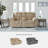Gwendolyne Upholstered 80'' Power Reclining Loveseat-98618593