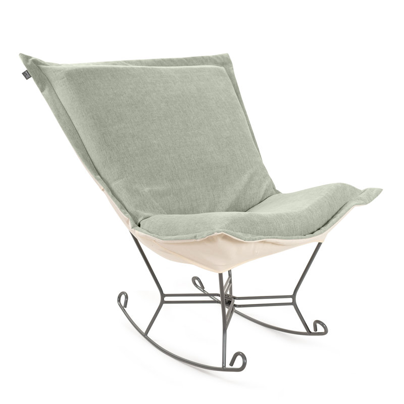 Komodo Sage Puff Rocker et cadre, Sauge