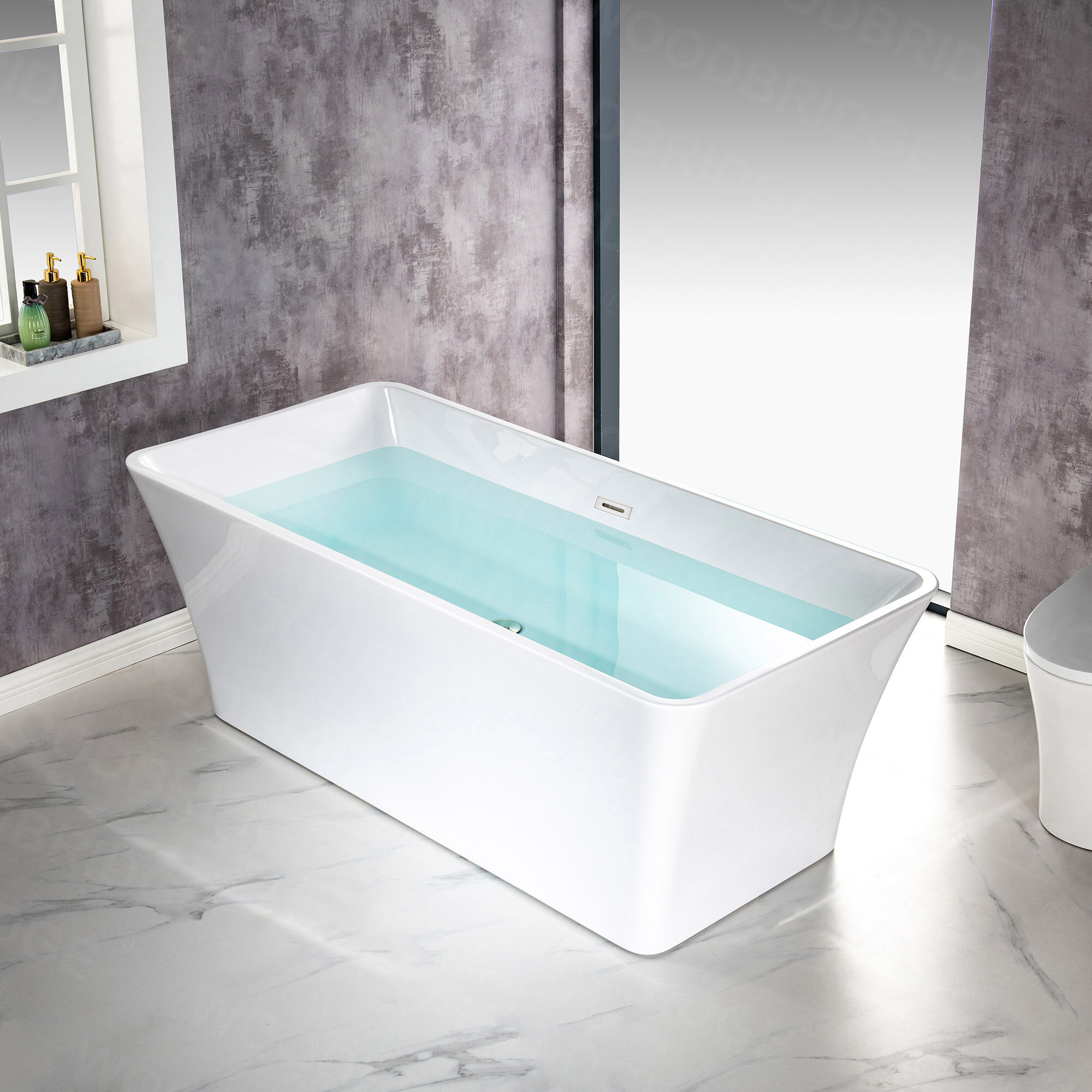 Vanity Art Cora 67 x 32 Freestanding Acrylic Bathtub & Reviews