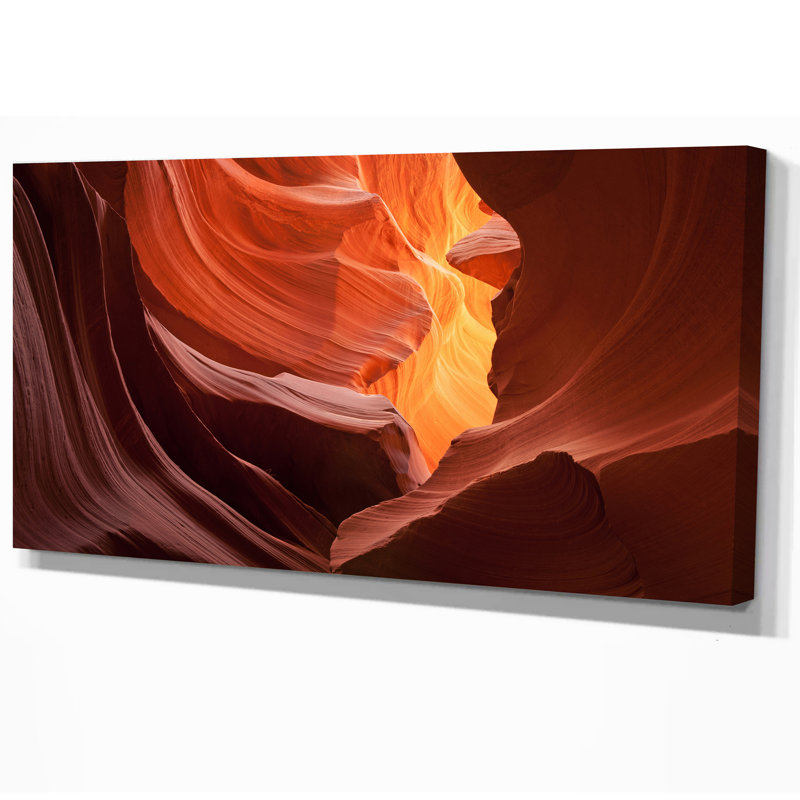 « lower antilope slot canyon », impression, H 16 po x l 32 po x P 1 po, Toile tendue