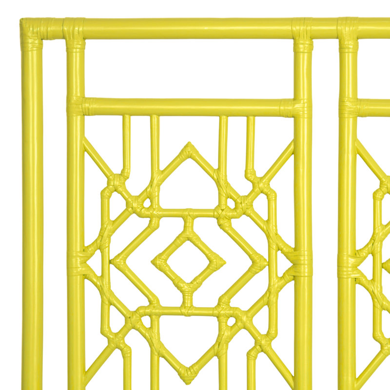 Tulum Open-Frame Headboard, Twin, Sunflower Yellow