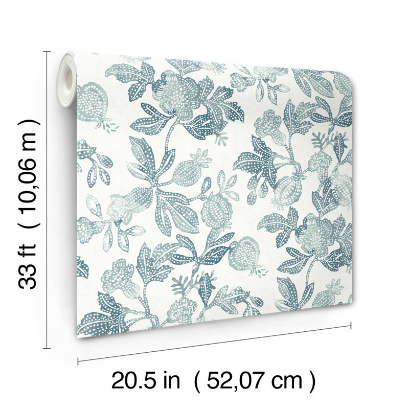 Destin Stripe Wallpaper, Teal
