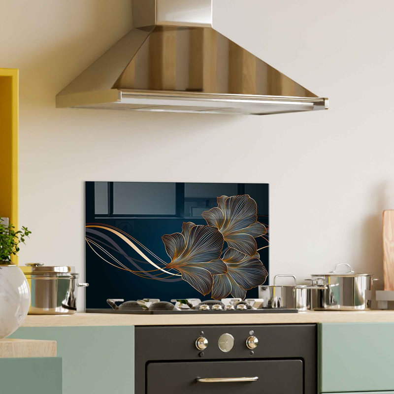 Élégante peinture décorative en verre trempé de 19,7 po x 27,6 po | 100% verre trempé, épaisseur: 0,16 pouce | Parfait pour la décoration intérieure, le salon et le bureau | Superbe œuvre d'art avec une esthétique moderne