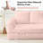 Boneless Cloud Compression Convertible Floor Sofa Bed, High-Density Sponge & Corduroy Fabric Futon Loveseat-1288334708-1290771574