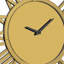 Petite horloge murale 17,72 po-1978214345-1978214347