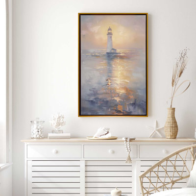 «Ocean's Sentinel V2 sur toile» par Golden Glow Interiors