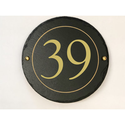 Easingwold 24cm H Stone House Number