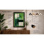 Soft Geometry in Green Minimalist - Framed Print-315380437-315380436