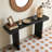 60-Inch Console Table with Geometric Clean Lines Design-551385865