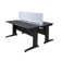 Fusion 2 Person Bench Workstation with Privacy Panel