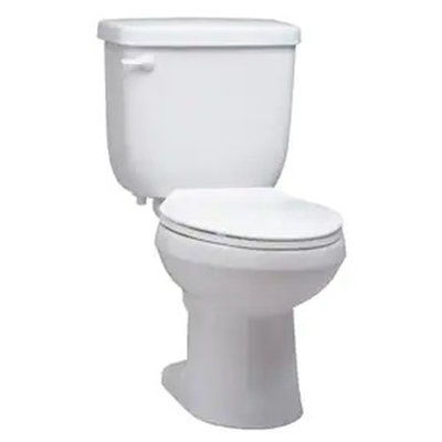 1.28 GPF (Water Efficient) Elongated Two-Piece Toilet (Seat Not Included) -  Proflo, PFJRC414MWH