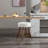 Boucle Upholstered Counter Height Stool, 360° Swivel