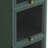 Modern Four-Tier Glass Door Cabinet With Featuring Five-Tier Storage, For Entryway Living Room Bathroom Dining Room,Dark Green-2141493491-2141493489