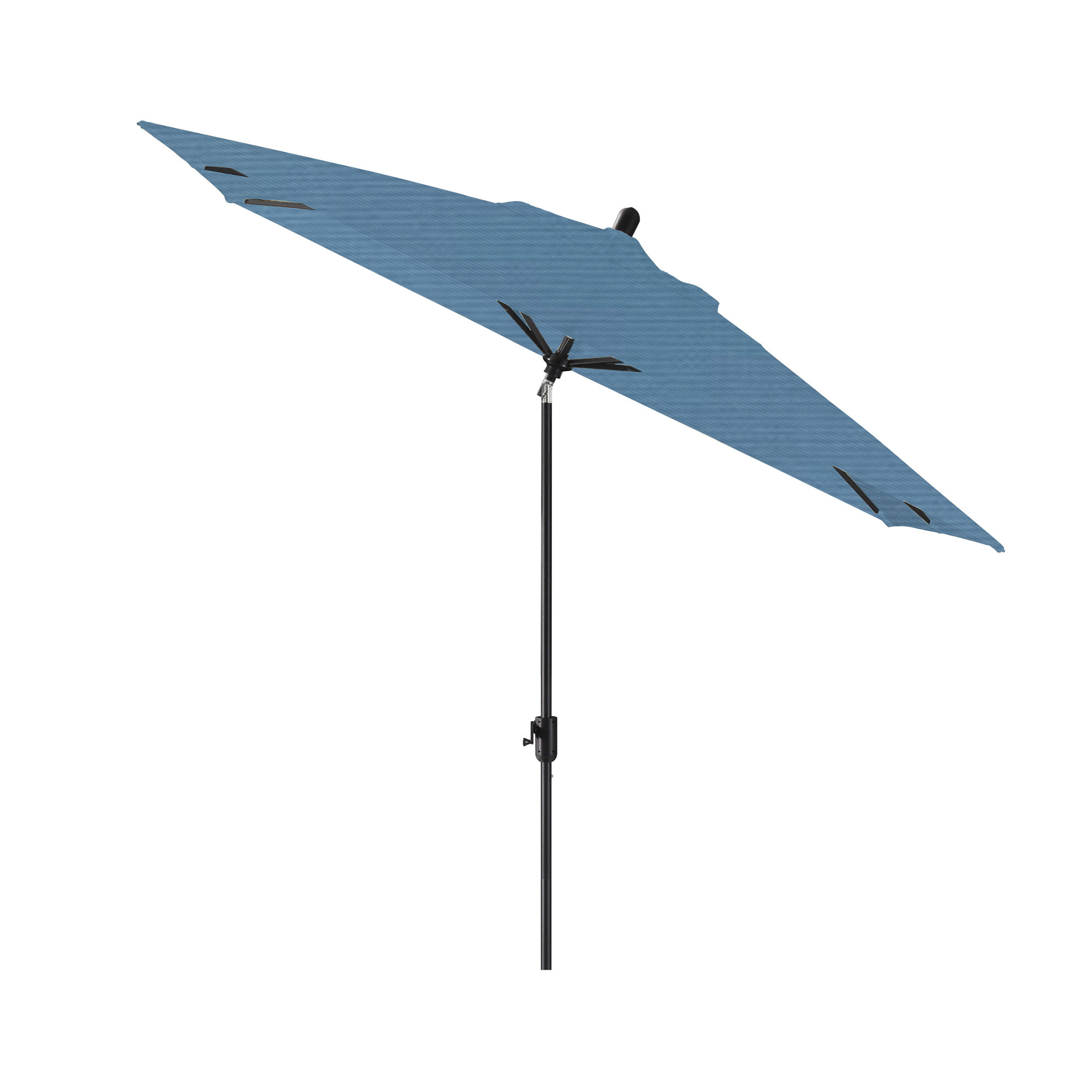 Olivier 116.7'' Outdoor Umbrella, Starring Gray, Canvas Tuscan Sunbrella® Canvas