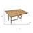 18" X 42" Brown Teak Rectangular Shower Bench