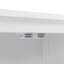 Armoire de rangement pour salle de bain, armoire avec deux portes et tiroirs, tablette réglable, panneau de fibres à densité moyenne-115477492