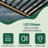 Metal Louvered Pergola with Solar Lights-104879264