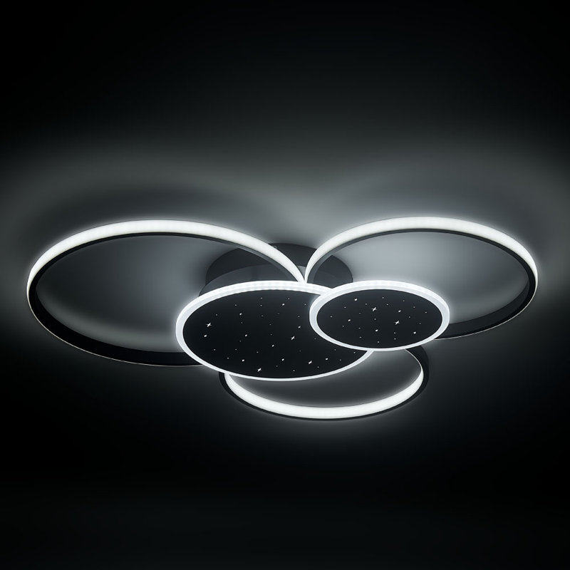 Autiana LED Flush Mount, 10cm H x 74cm W x 61cm D