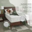 MHG Living Box Stitched Microfibre Mattress Topper - Ultra Soft Breathable Bed Topper With Elasticated Straps-1061443693