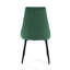 Adrianah 46cm H Tufted Velvet Upholstered Upholstered Back Side Chair in Green