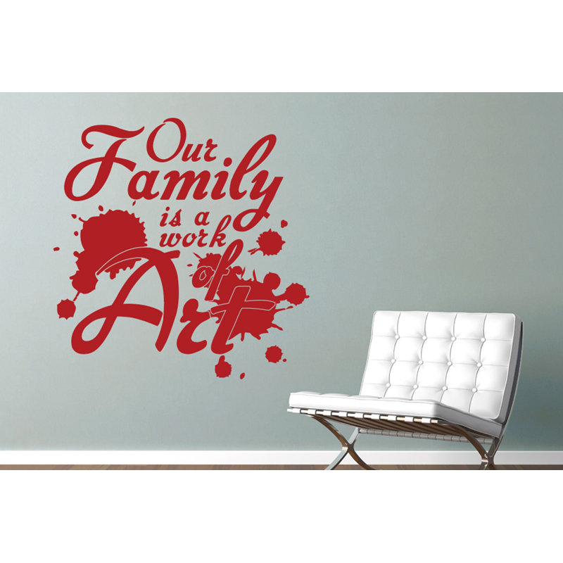 Wall Decal, Dark Red