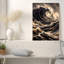 Art mural sur toile noir et beige-953230784