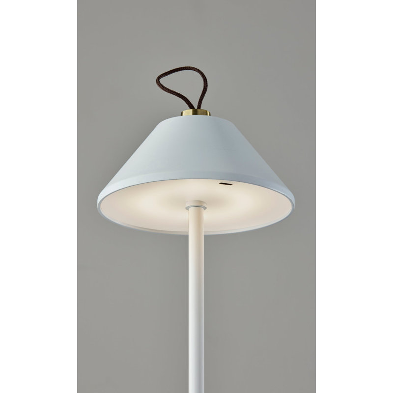 Danny LED Cordless Table Lamp, White