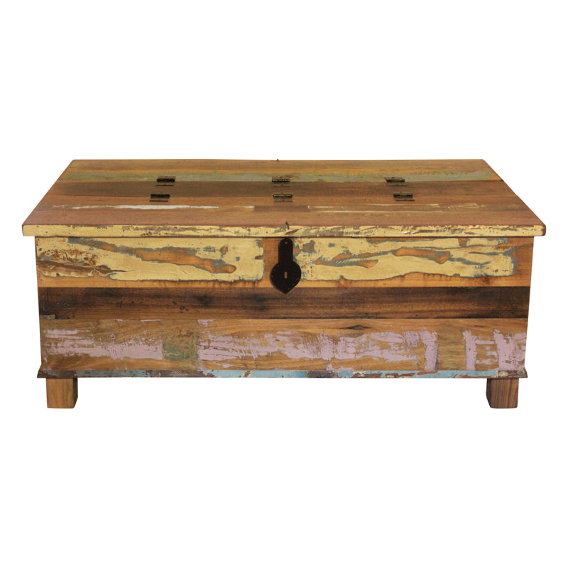 Lottie Solid Wood Top Coffee Table