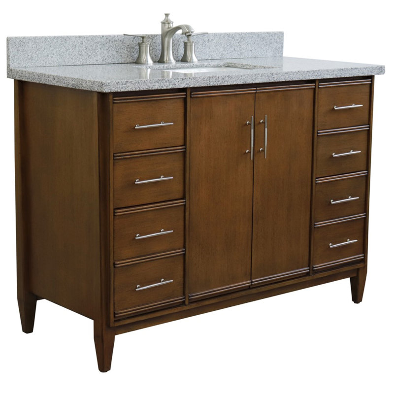 Ensemble de meuble-lavabo simple 49 po Harvell, gris