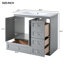 Meuble-lavabo sur pied de 36 po avec lavabo style Shaker-81621181
