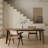 Solid wood dining table
