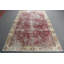 Grand tapis turc anatolien rétro rouge pour les espaces de cuisine et de chambre à coucher
