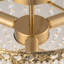 3-light Crystal Flush Mount