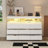 9-Drawer Dresser With Power Outlets And Adjustable Lights