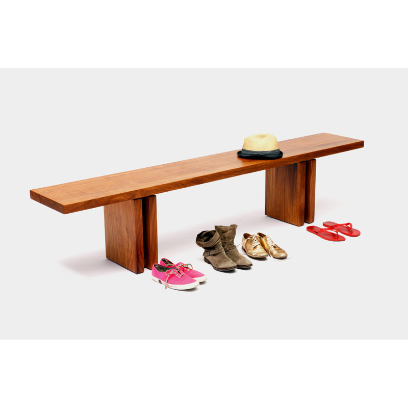 Occidental Solid Wood Dining Bench, 18" H x 120" W x 16" D