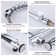 Spring Pull Down Single Handle Kitchen Faucet with Deck Plate and Handles