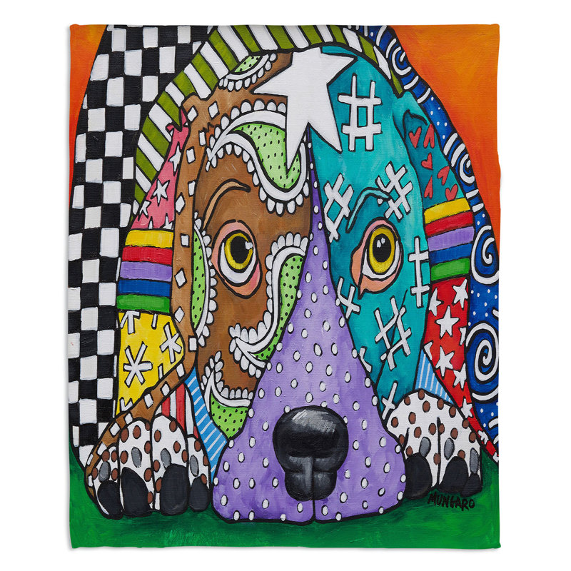  Couverture Sad Lab, 51 po x 60 po