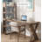 All Solid Wood Writing Desk with Bookshelf-110190707