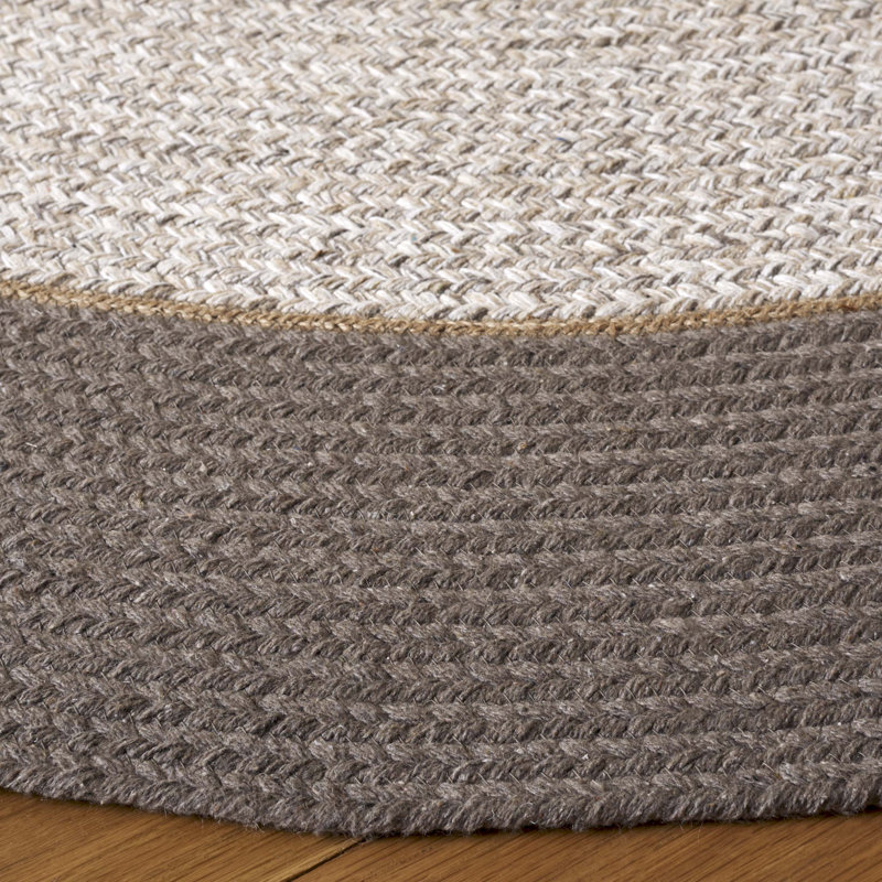 Fancie 750 Area Rug In Dark Grey / Grey, Round 5'