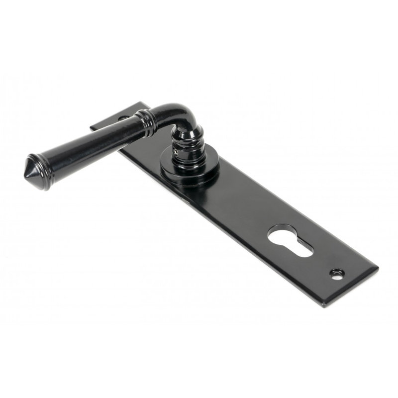 Regency Lock Door Handle Kit, Black