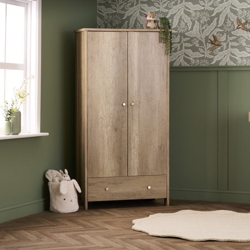 Nika Double Wardrobe, Oak
