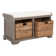 Briananthony Canvas Upholstered Storage Bench