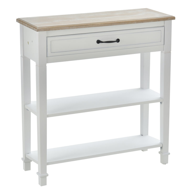 Waldemar 30"Console Table With Drawer Entryway Table Hallway Table Storage Console, White