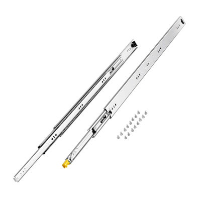 1 Pair 16-60 in Soft-Close Drawer Slides Ball Bearing Full Extension
