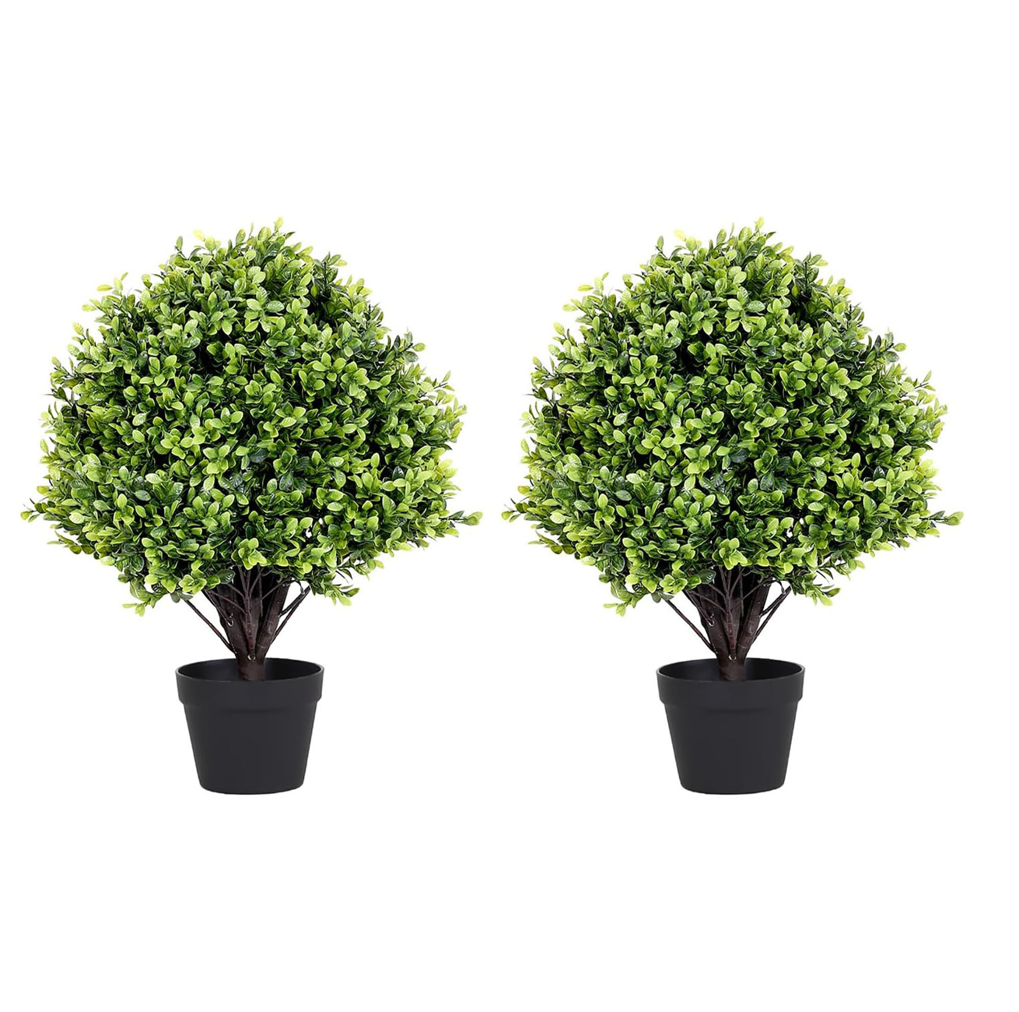 Primrue Faux Boxwood Topiary Trees Artificial Outdoor ,Set Of 2 Wayfair