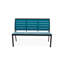 Banc de parc empilable aluminium Bazza-26076708-26076723