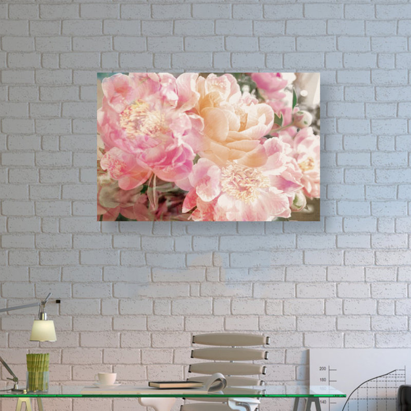 «Floral and Botanical Pe pivons Know Florals» par Oliver Gal - impression d'art graphique, 10 po x 15 po, Cadre flottant doré