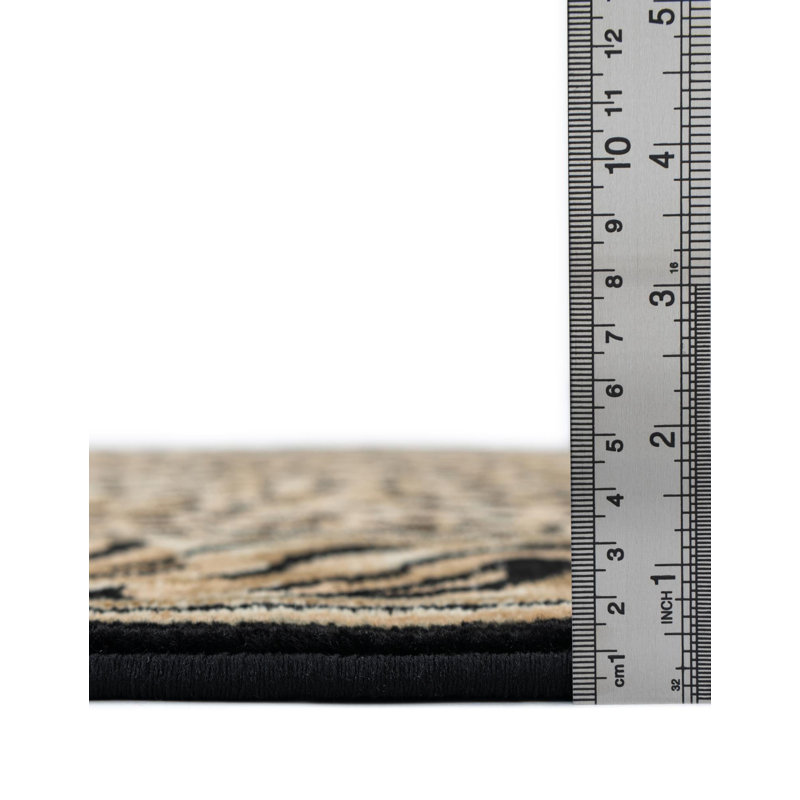 Tapis brun Testerman, Rectangle 3 pi 3 po x 5 pi 3 po